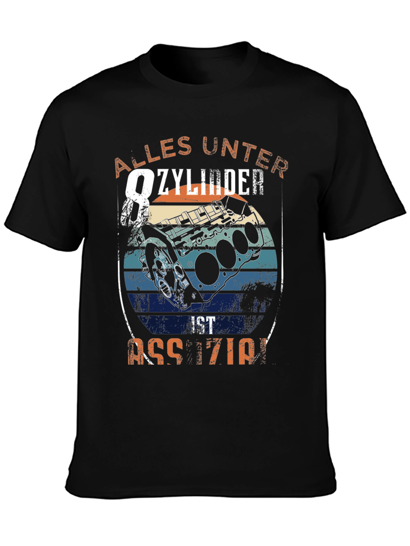 Alles Unter 8 Zylinder T-Shirt