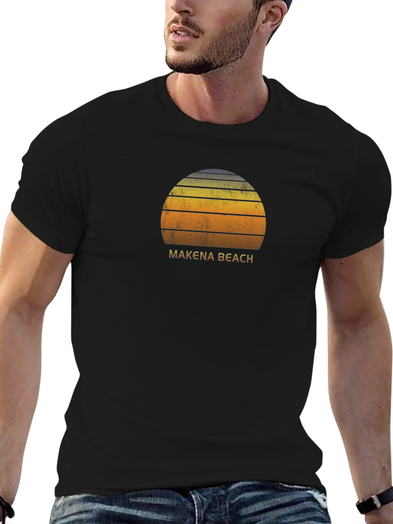 Makena Beach Sunset Graphic Tee