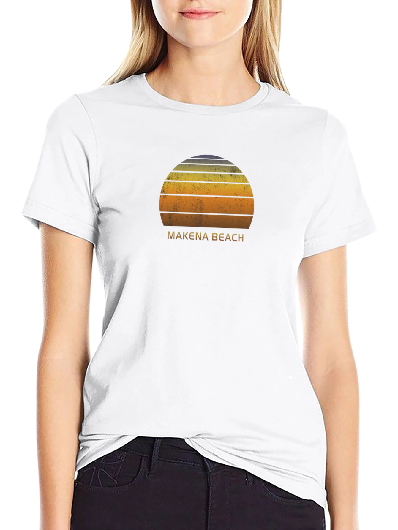 Makena Beach Sunset Graphic Tee