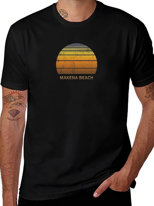 Makena Beach Sunset Graphic Tee