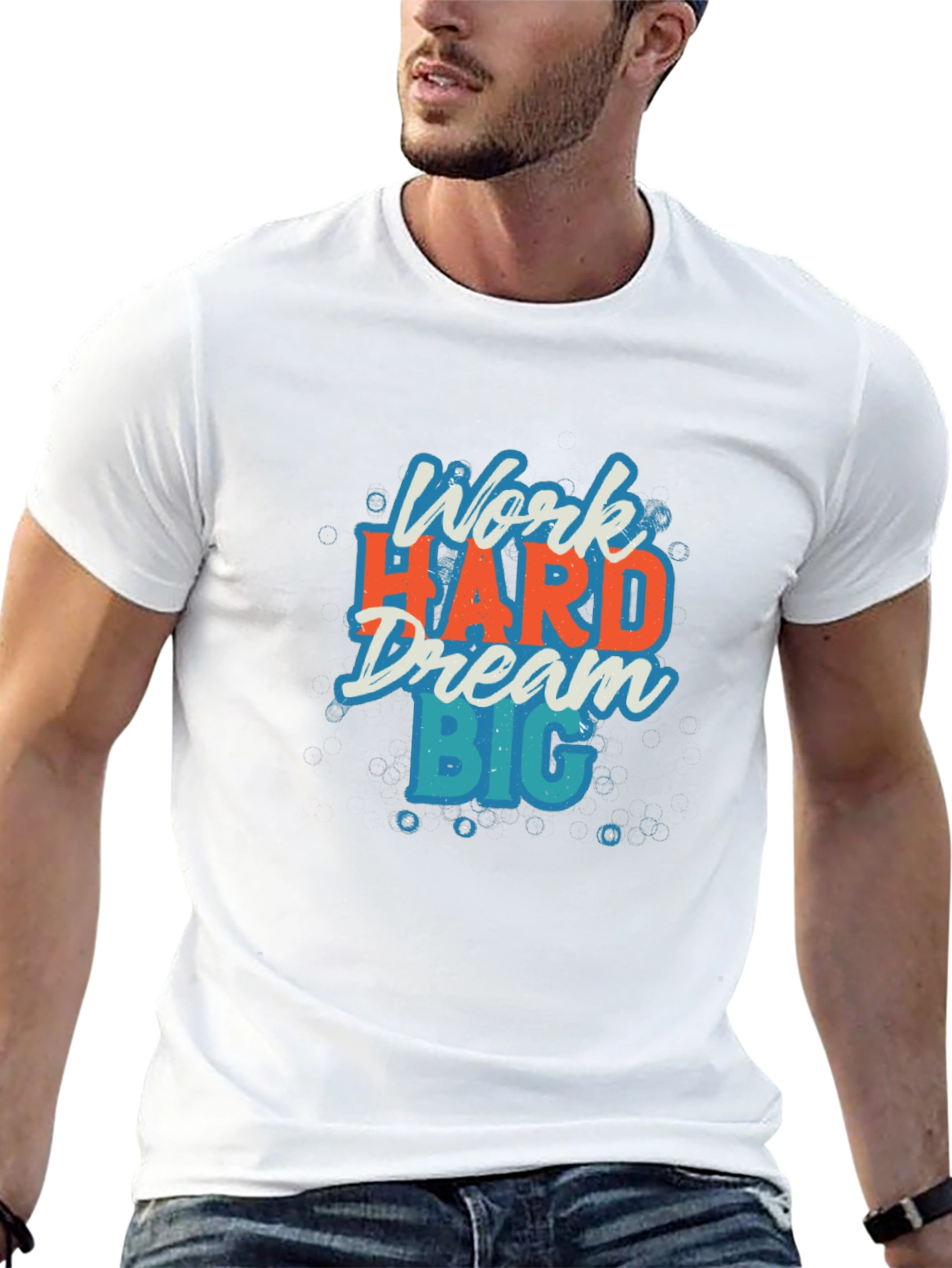 Work Hard Dream Big Graphic Tee