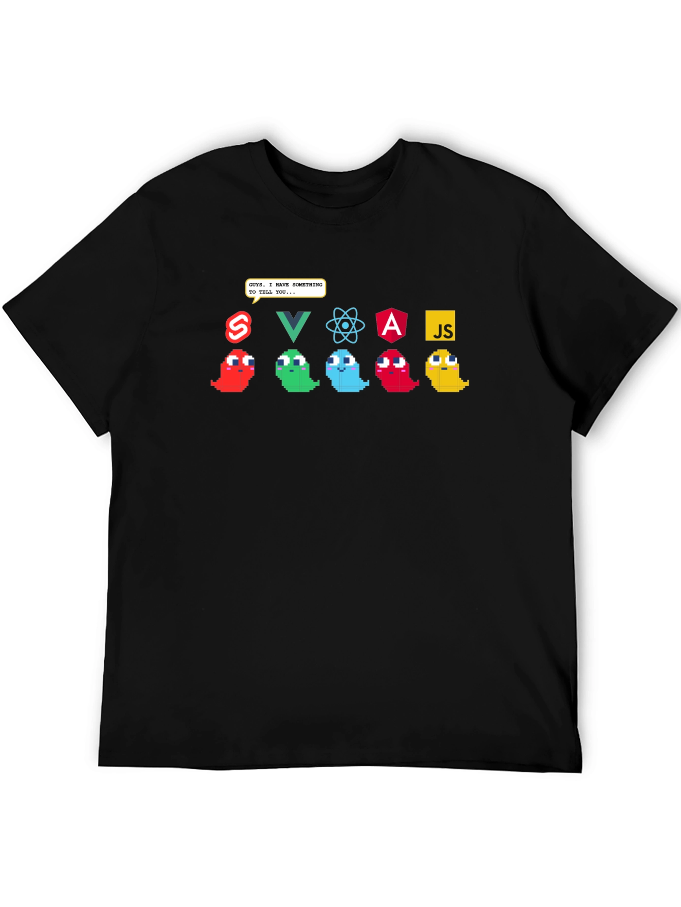Developer Humor Tee - Programming Language Ghosts