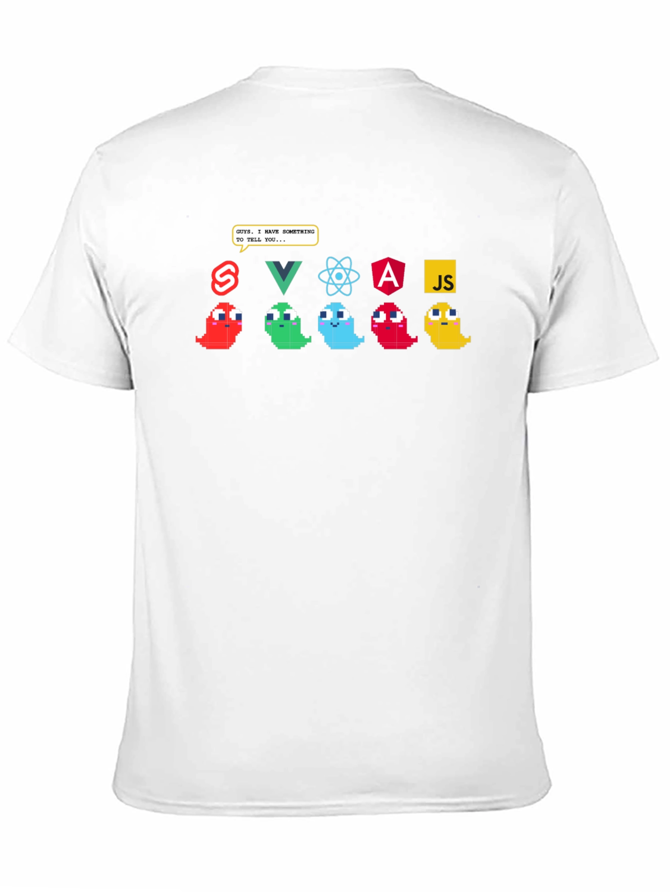 Developer Humor Tee - Programming Language Ghosts