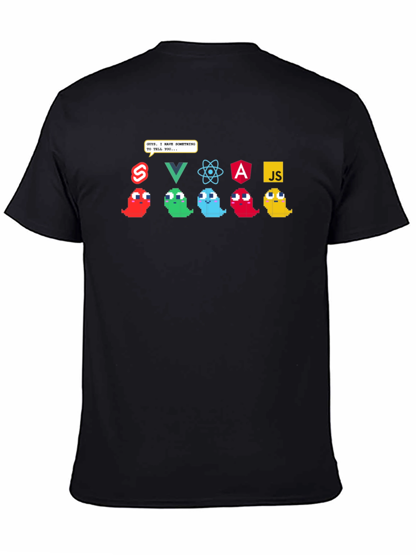 Developer Humor Tee - Programming Language Ghosts