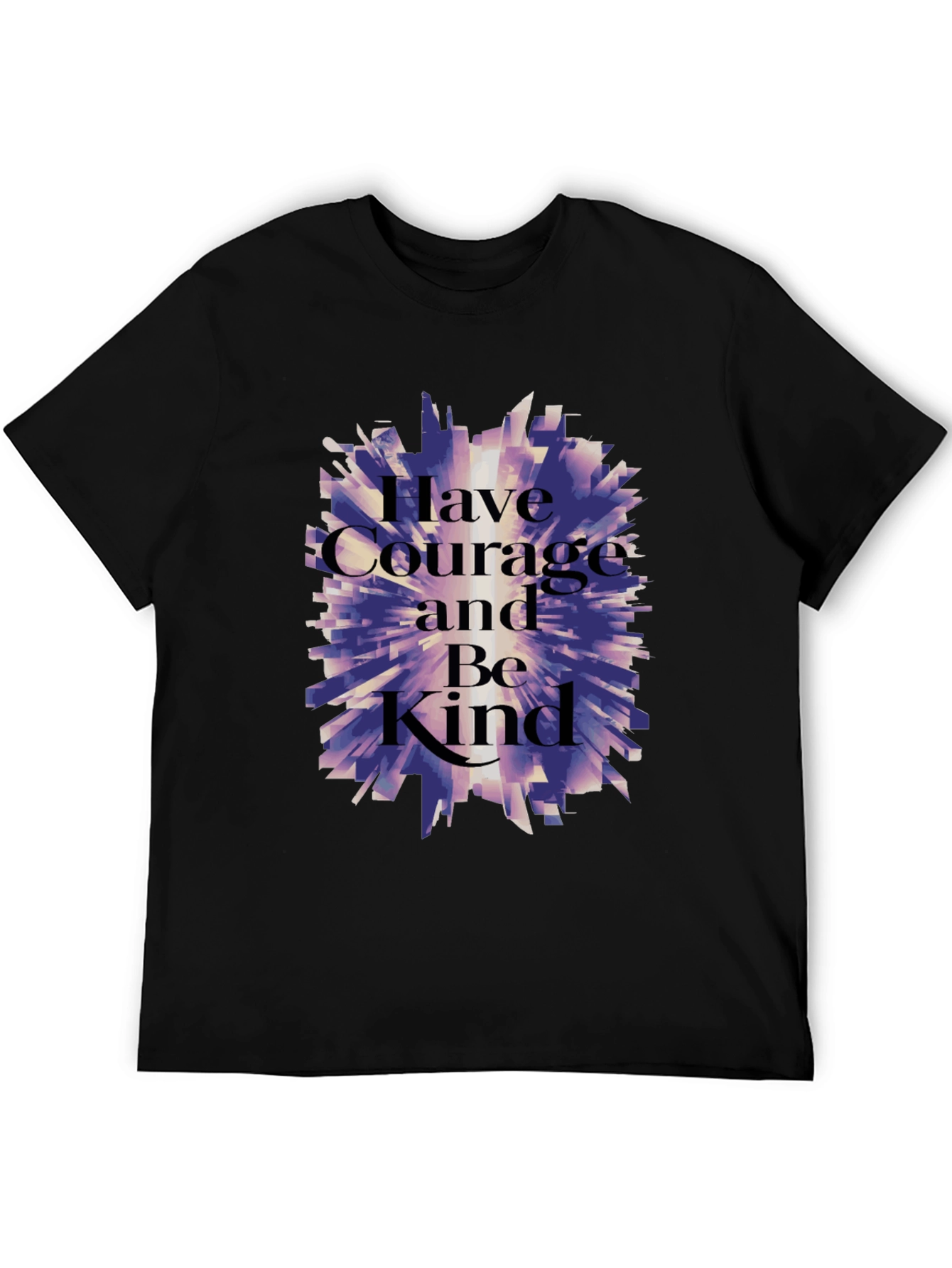 Courage and Kindness Graphic T-Shirt - Black