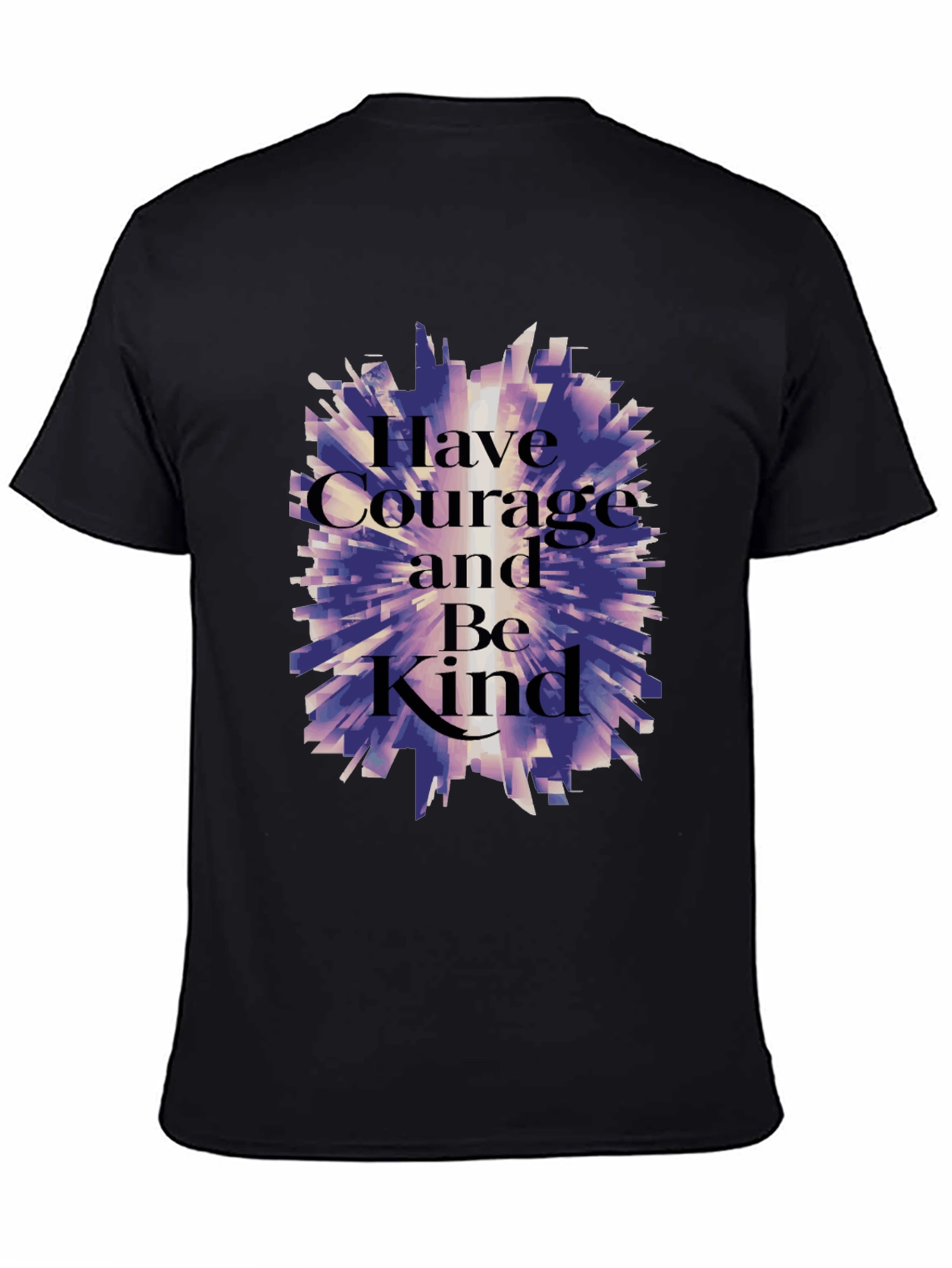 Courage and Kindness Graphic T-Shirt - Black
