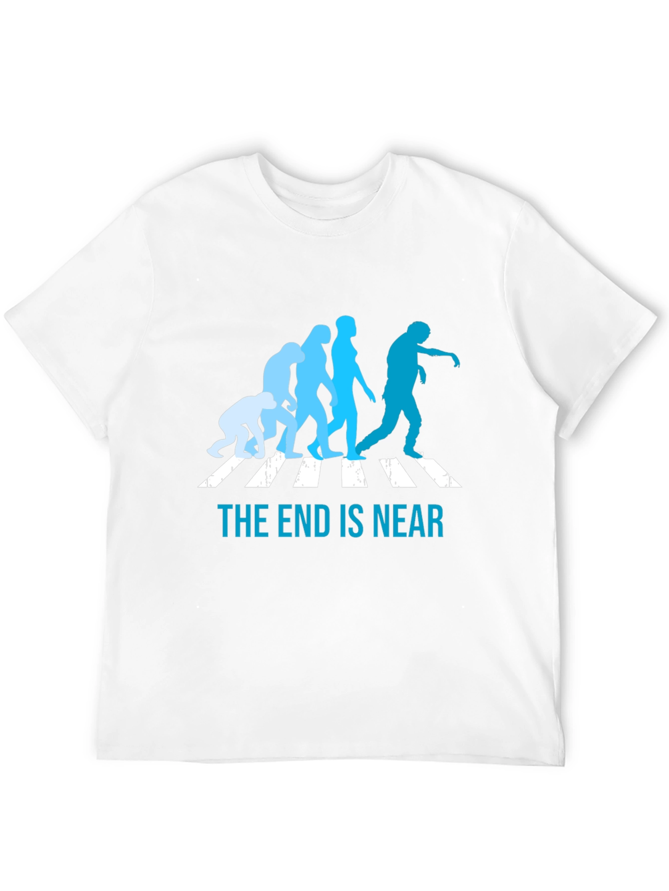 The End is Near Zombie Evolution Graphic Tee