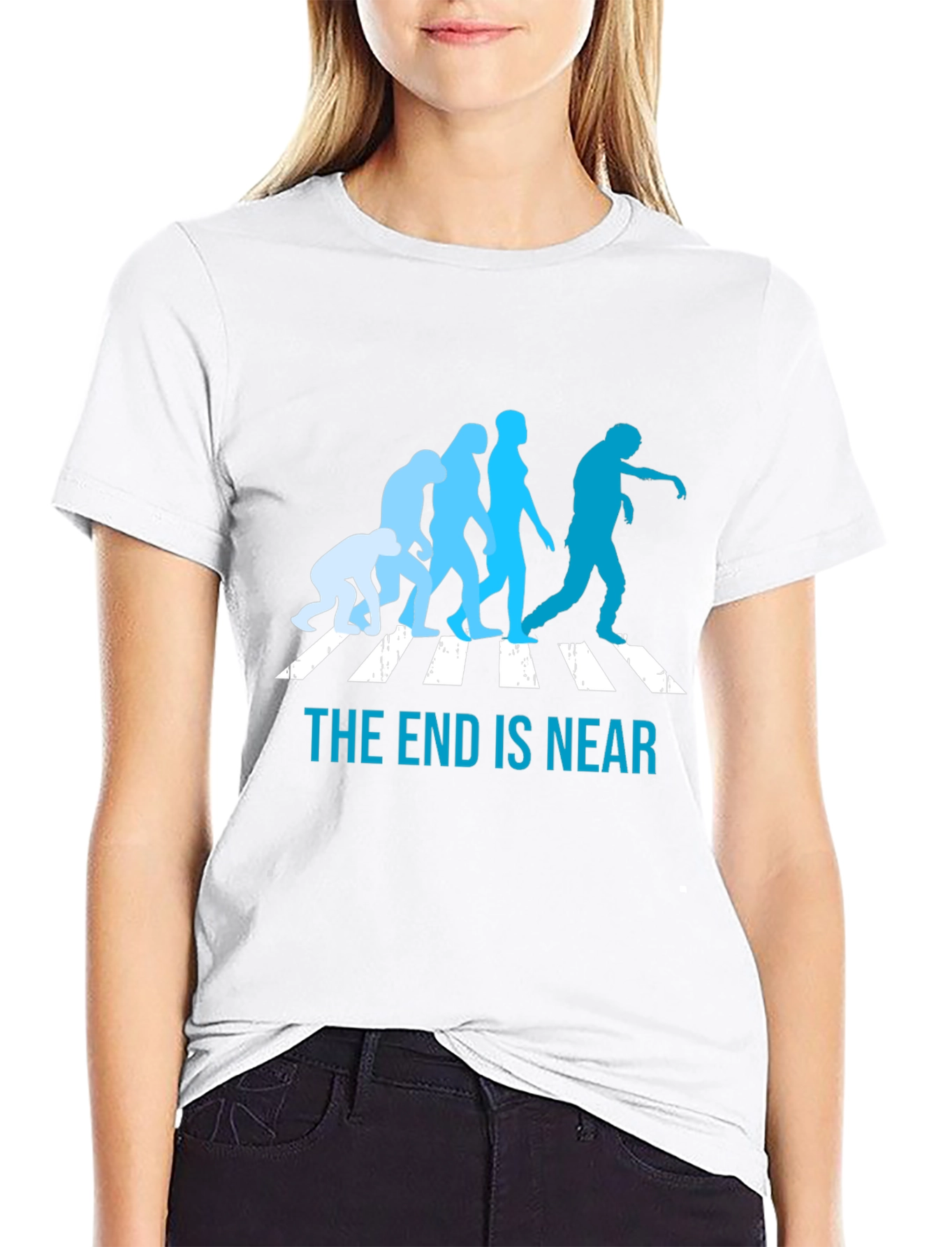 The End is Near Zombie Evolution Graphic Tee