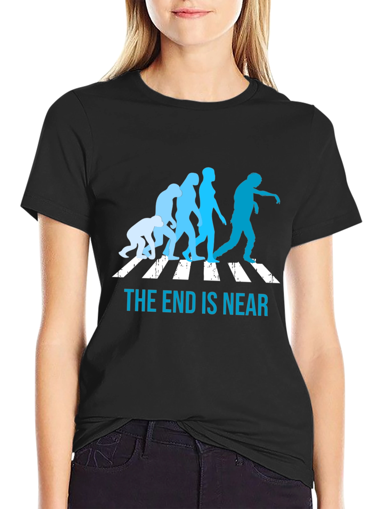 The End is Near Zombie Evolution Graphic Tee