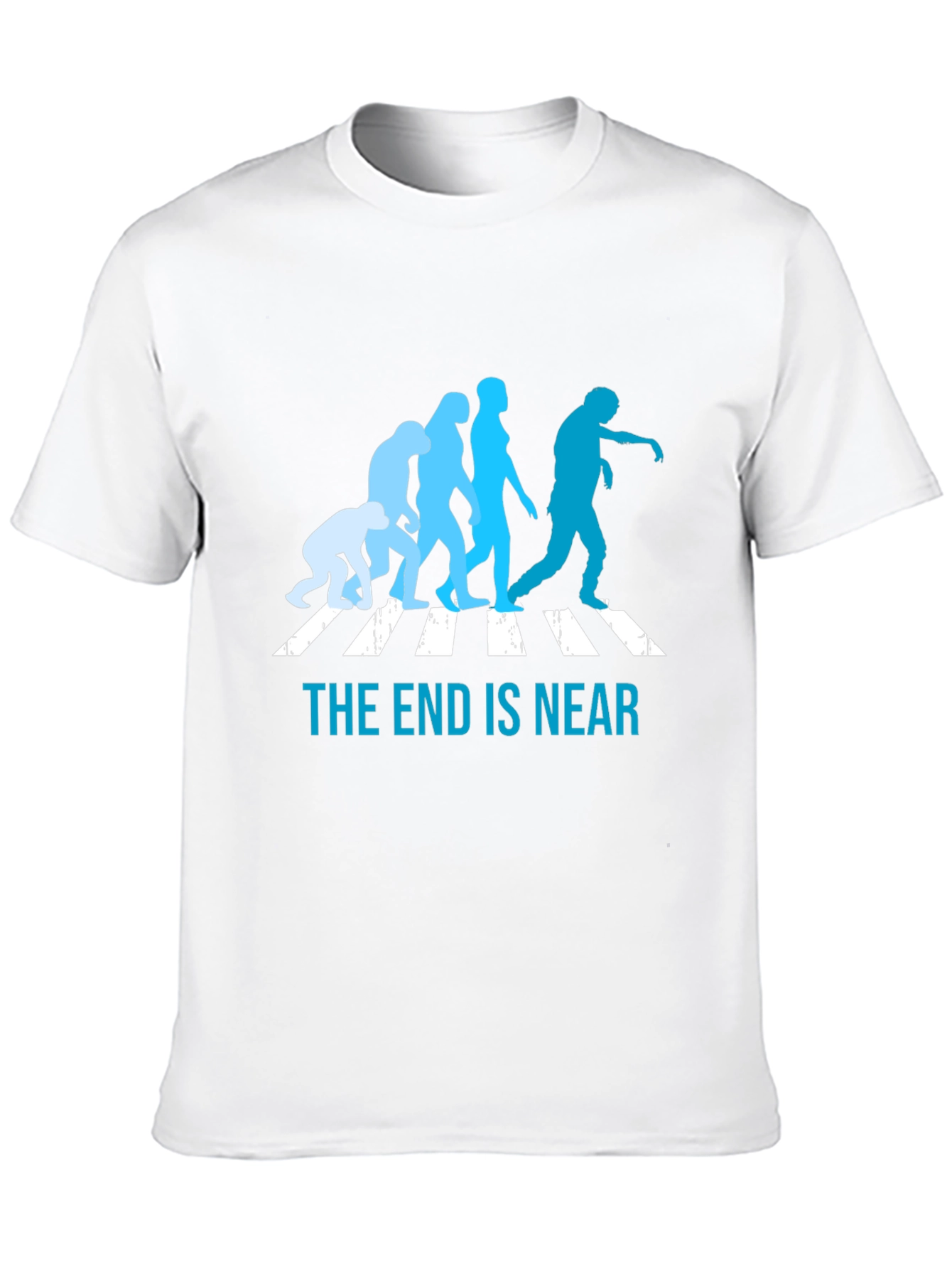 The End is Near Zombie Evolution Graphic Tee