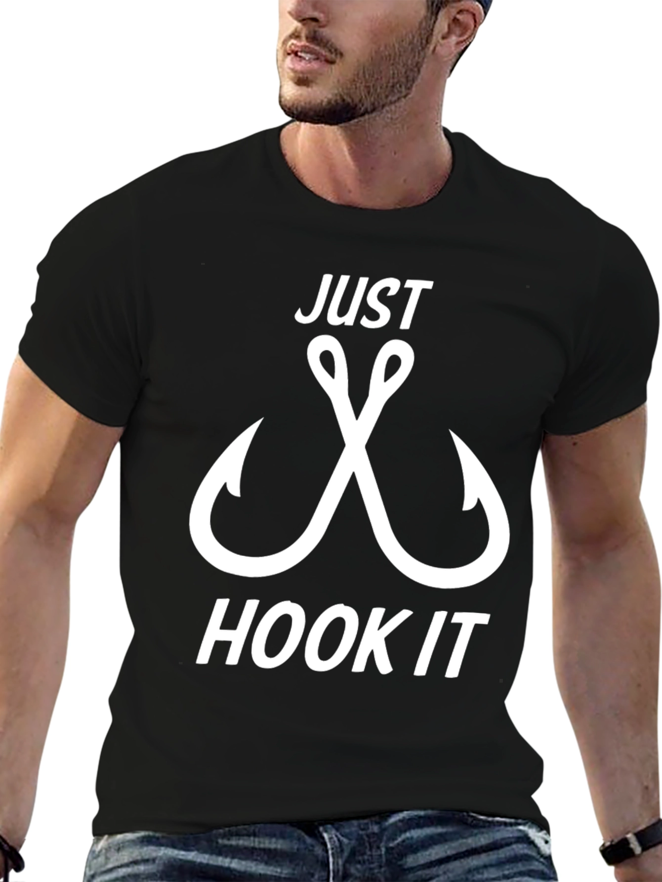 Just Hook It Graphic T-Shirt - Fishing Tee
