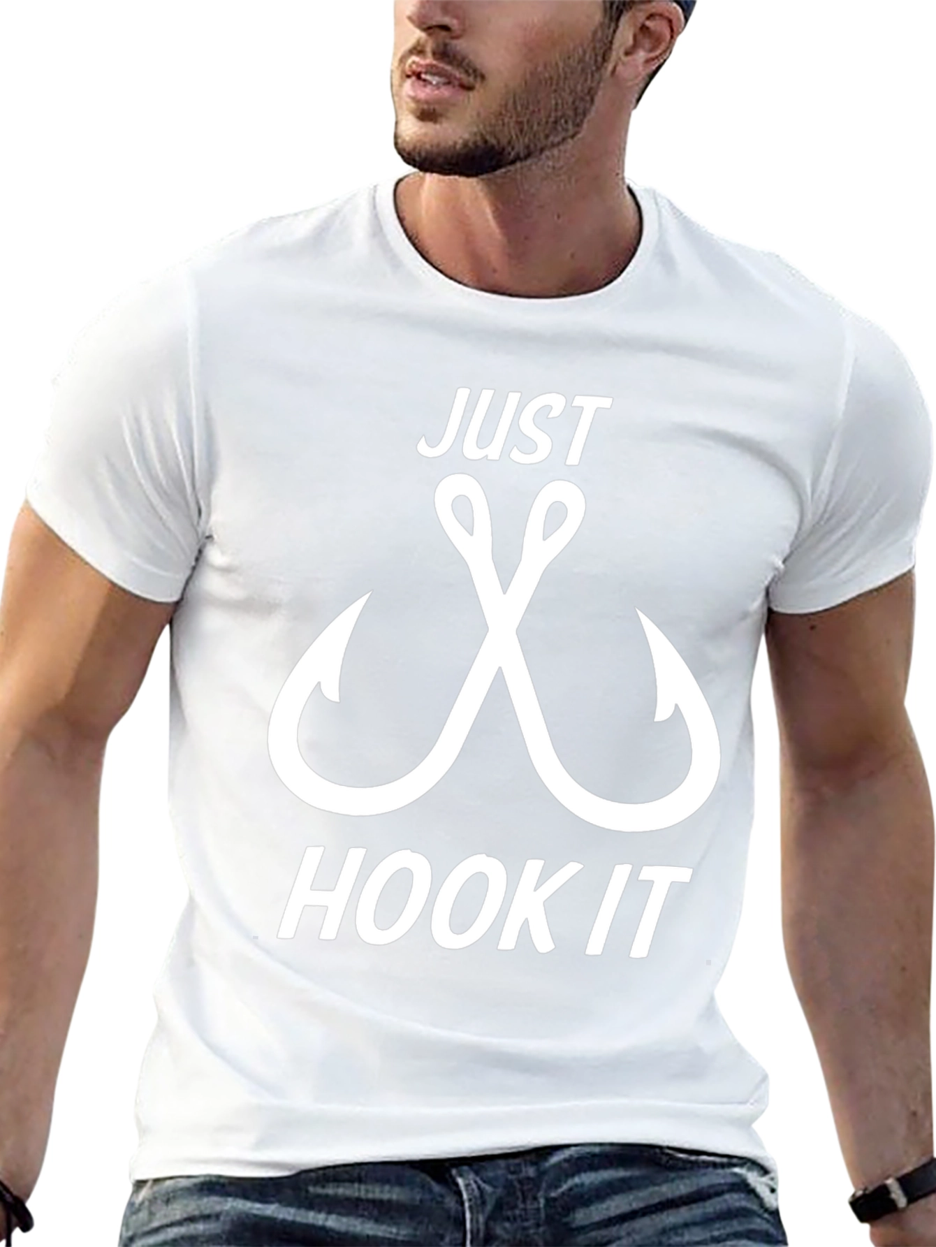 Just Hook It Graphic T-Shirt - Fishing Tee