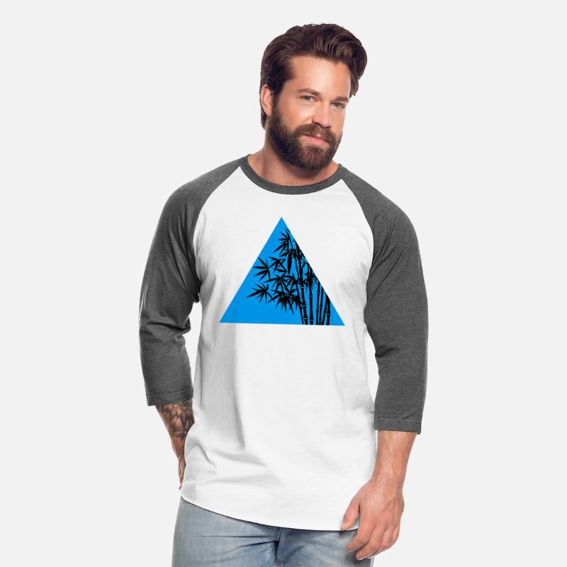 A Blue Triangle and Bamboo
