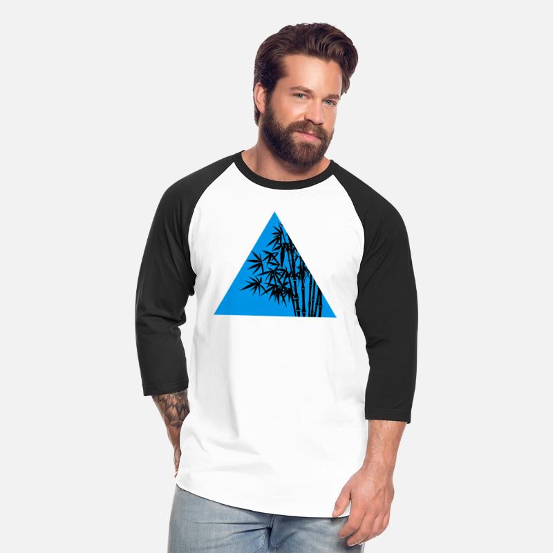 A Blue Triangle and Bamboo