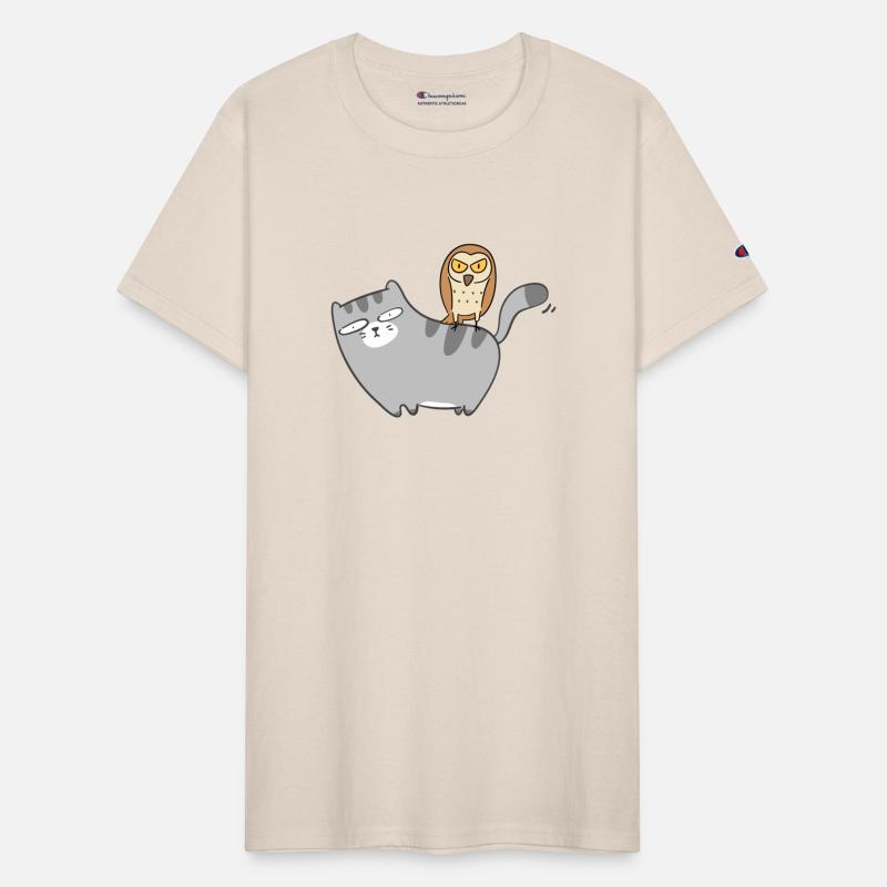 A Cat And An Owl