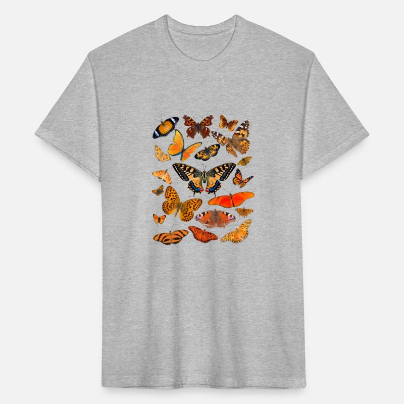 A Kaleidoscope of Orange Butterflies