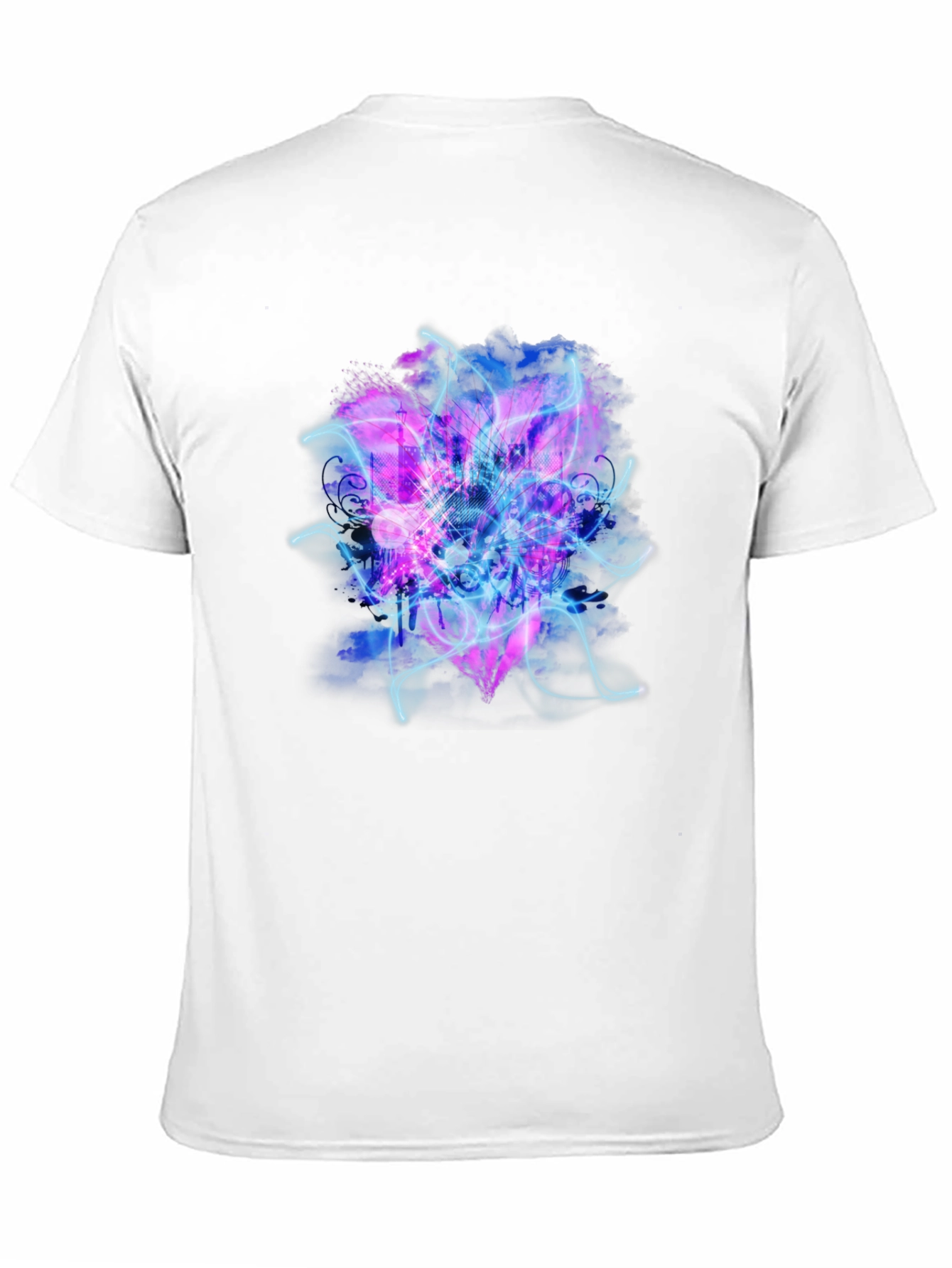 Electric Heart Graphic Black T-Shirt