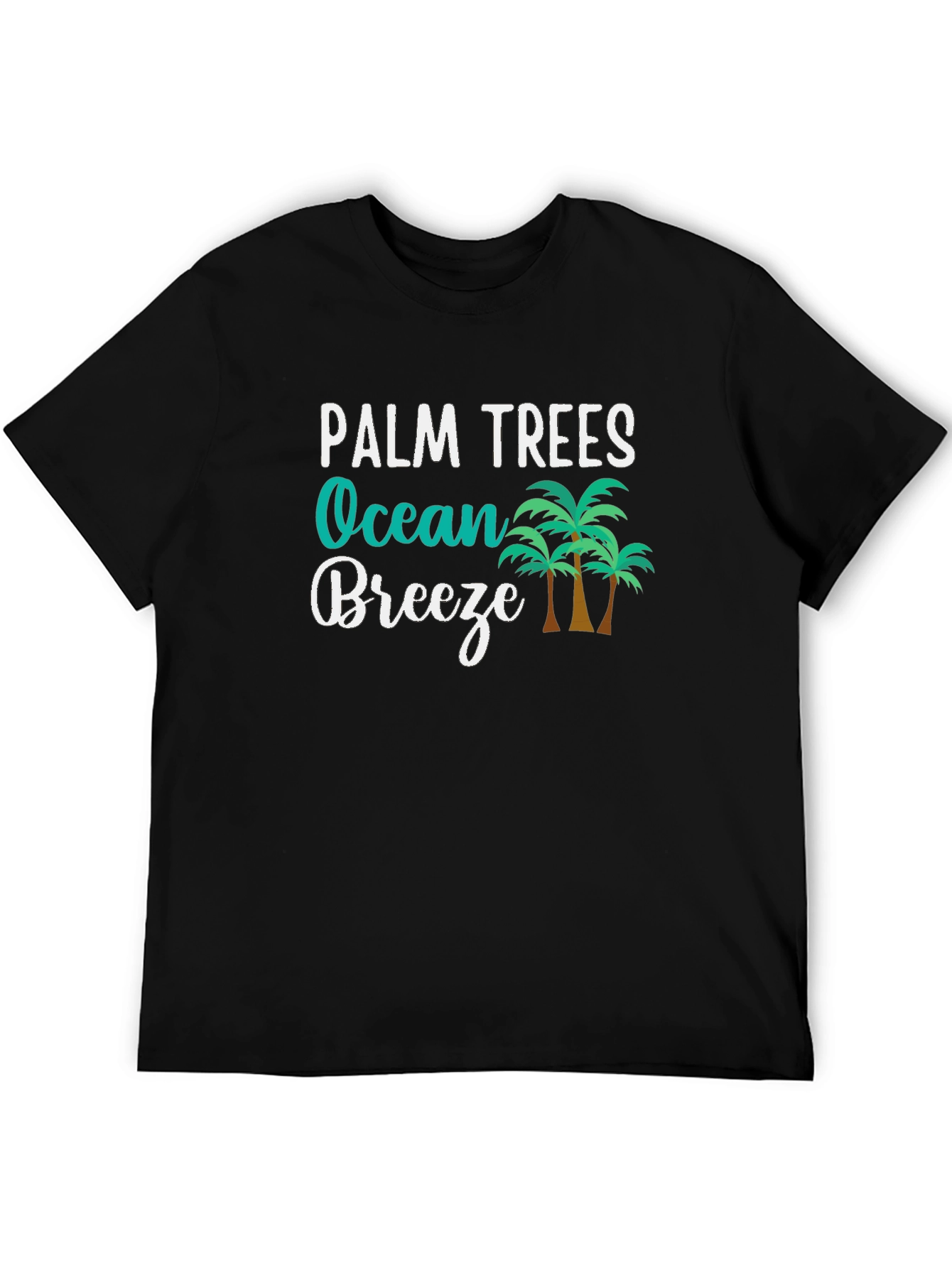Palm Trees Ocean Breeze Graphic T-Shirt
