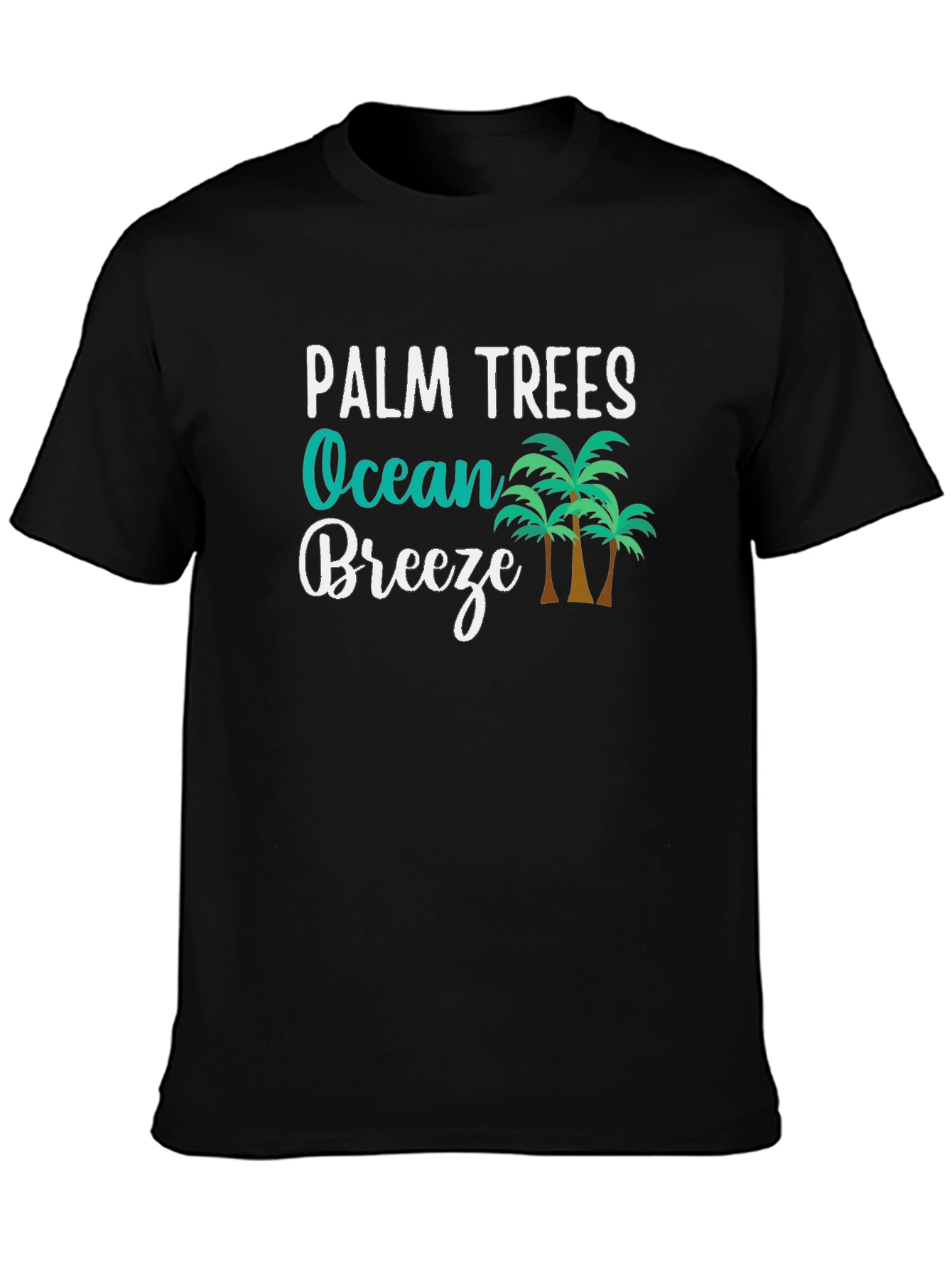 Palm Trees Ocean Breeze Graphic T-Shirt