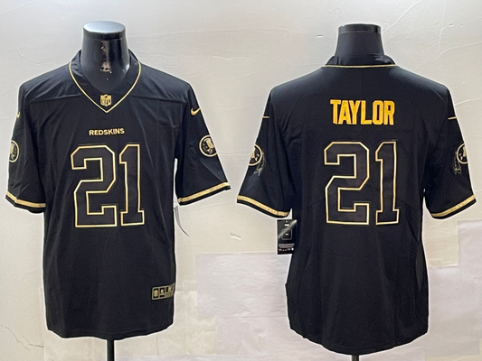 Men's Washington Commanders Sean Taylor #21 Black Game Jerseys