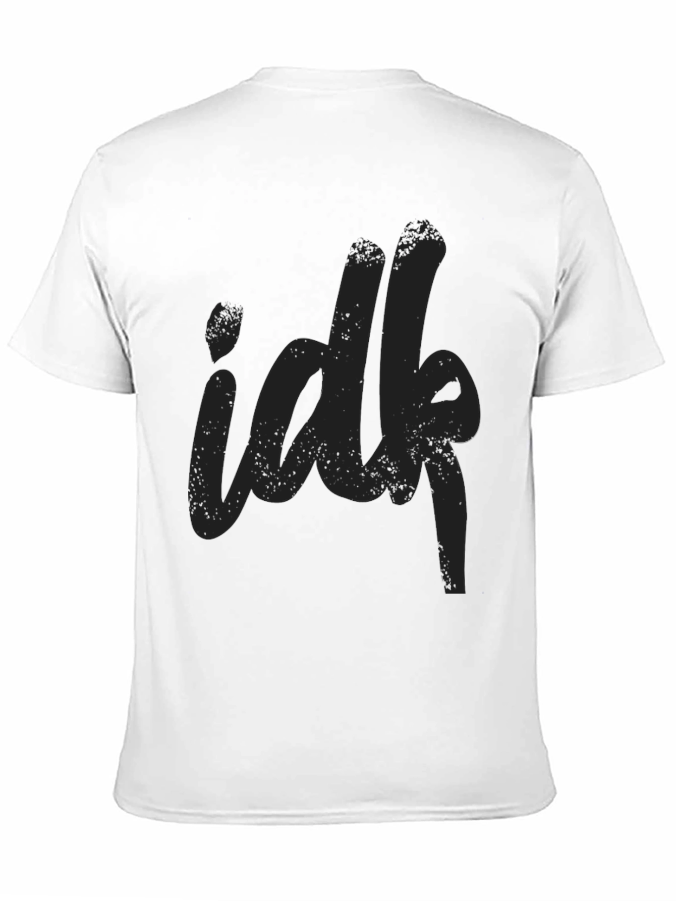 IDFK Black Graphic Tee - Casual Unisex T-Shirt