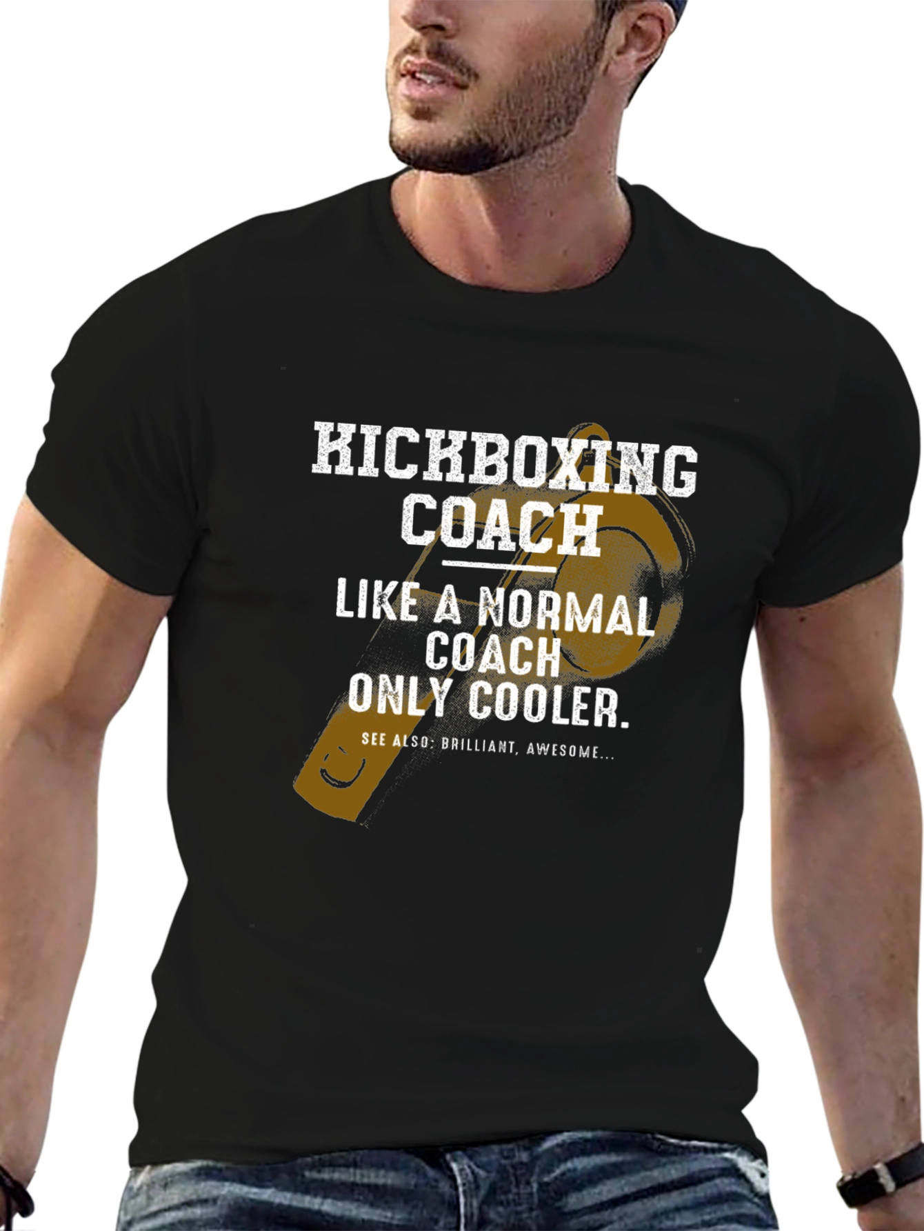 Kickboxing Coach T-Shirt - Normal Coach Only Cooler!