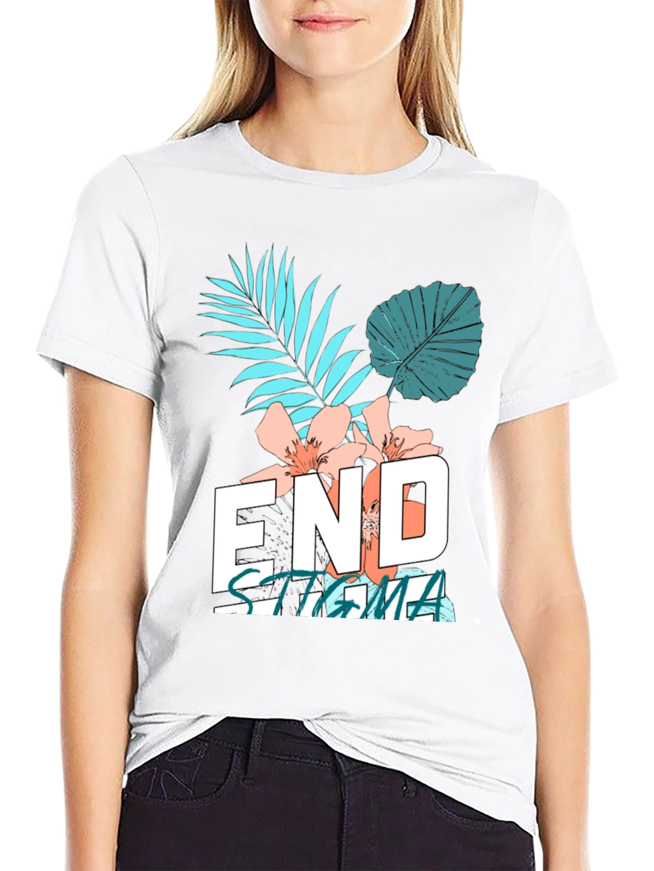 End Stigma Graphic Tee - Black