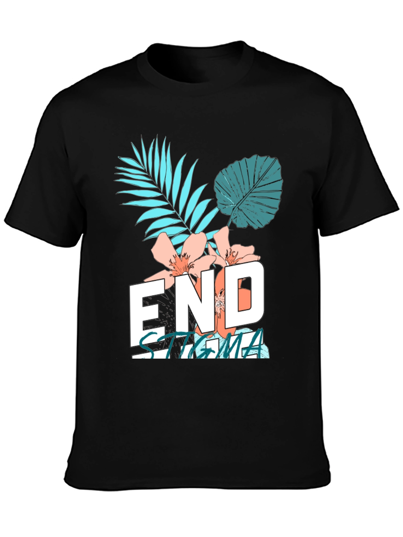 End Stigma Graphic Tee - Black