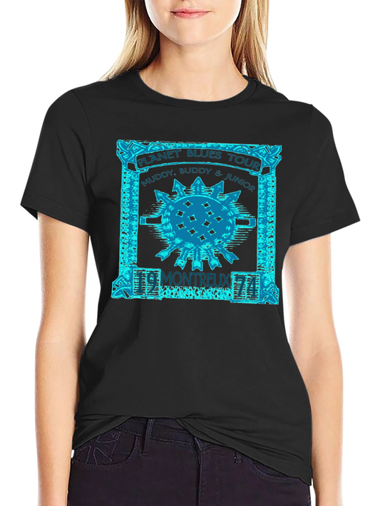 Planet Blues Tour Graphic T-Shirt - Black