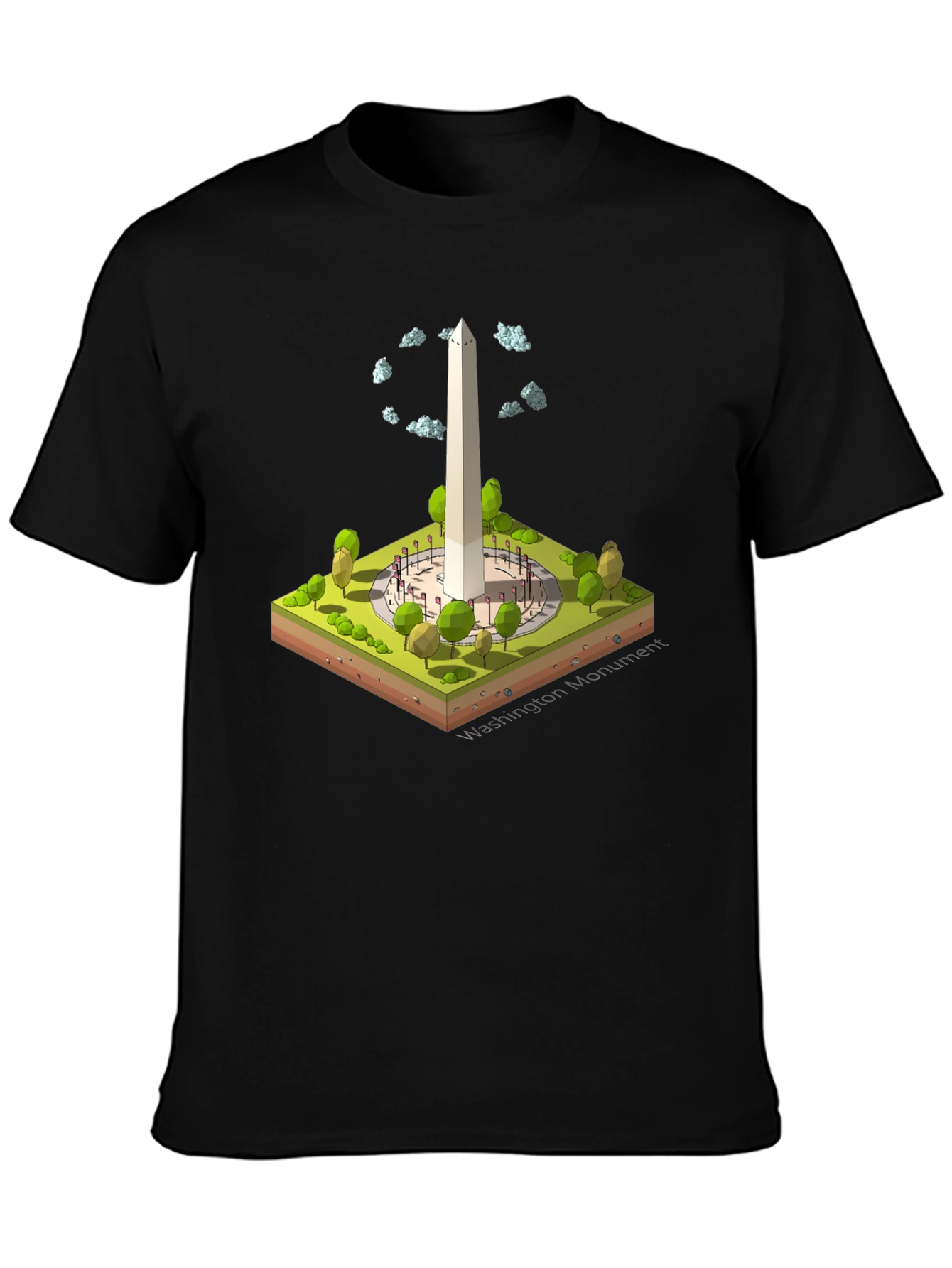 Washington Monument Isometric T-Shirt