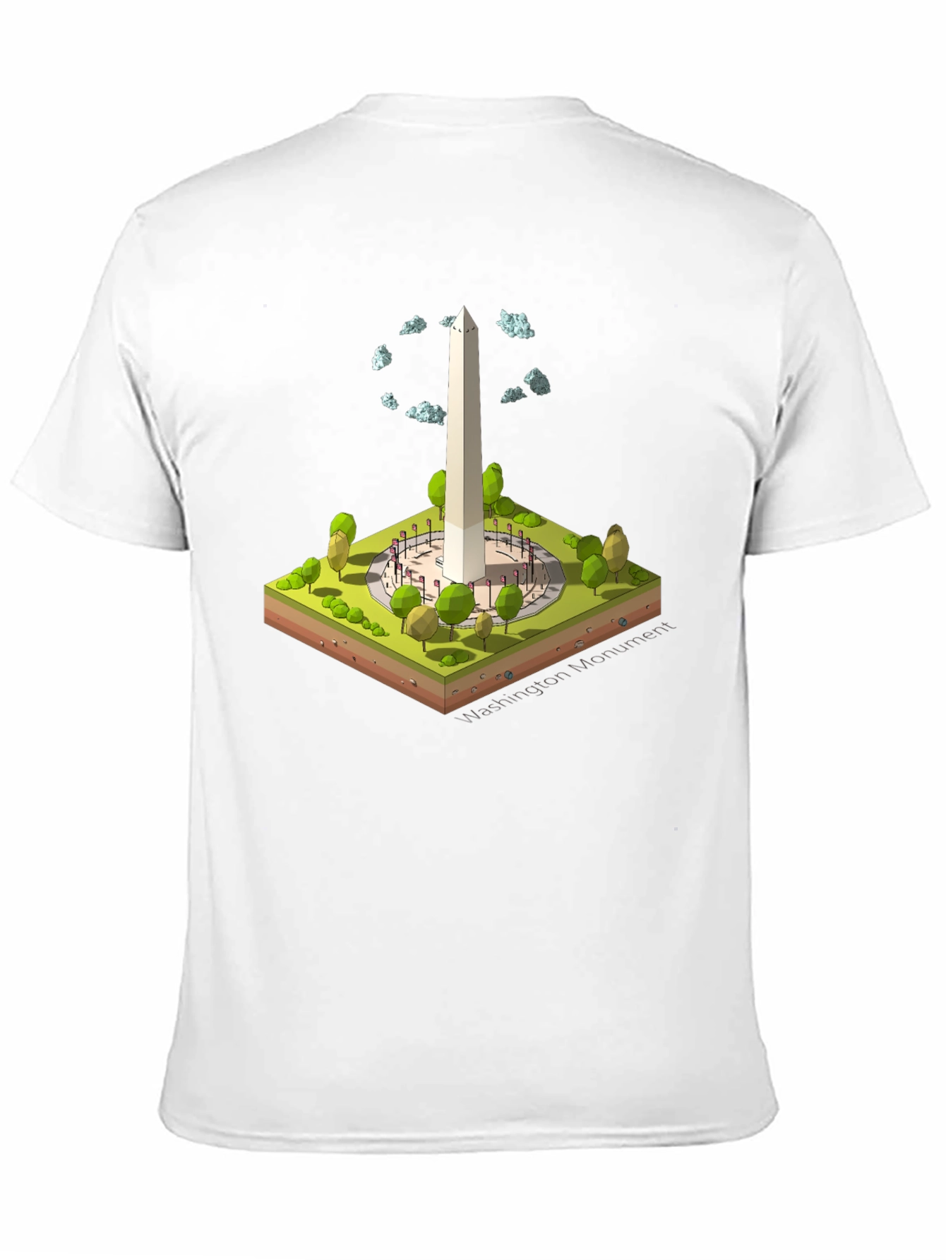 Washington Monument Isometric T-Shirt