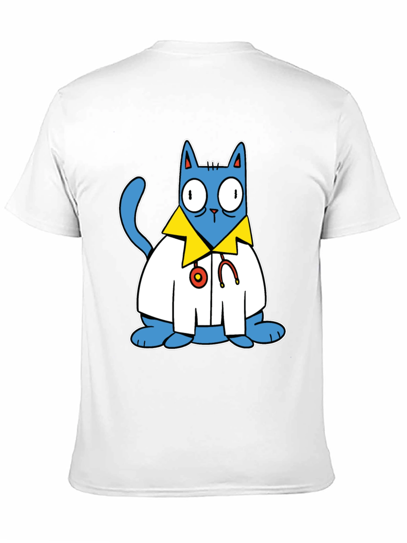 Doctor Cat T-Shirt - Funny Cartoon Tee