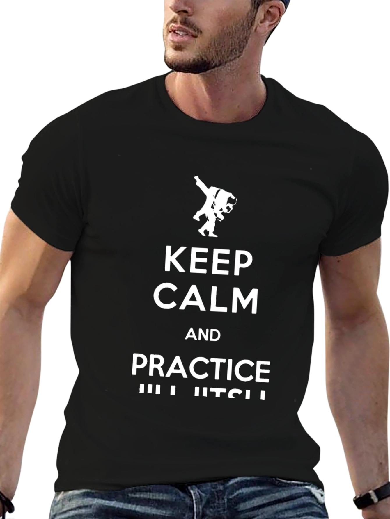 Keep Calm Jiu Jitsu Black T-Shirt
