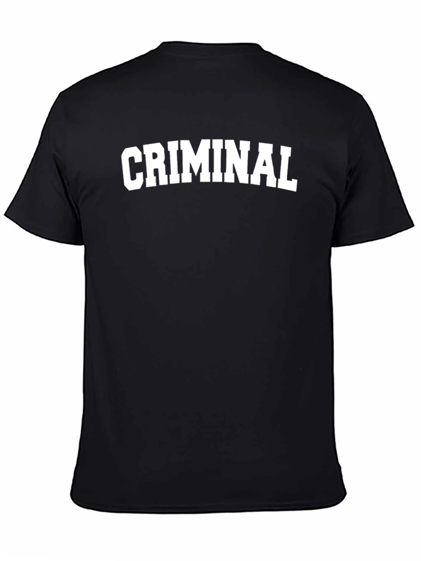 Criminal Graphic Tee - Bold Statement Shirt