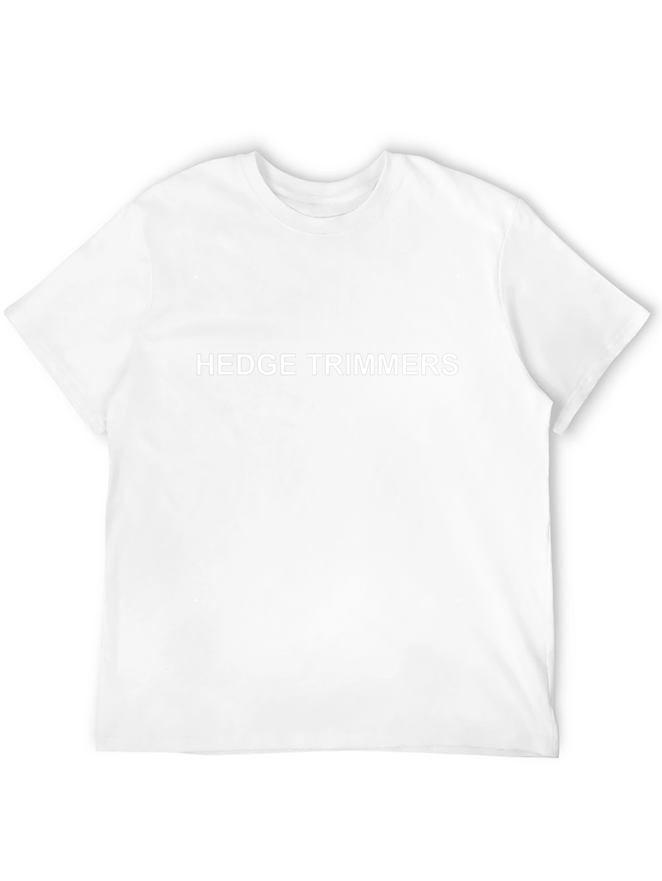 Hedge Trimmers Graphic Tee - Black Cotton Casual T-Shirt