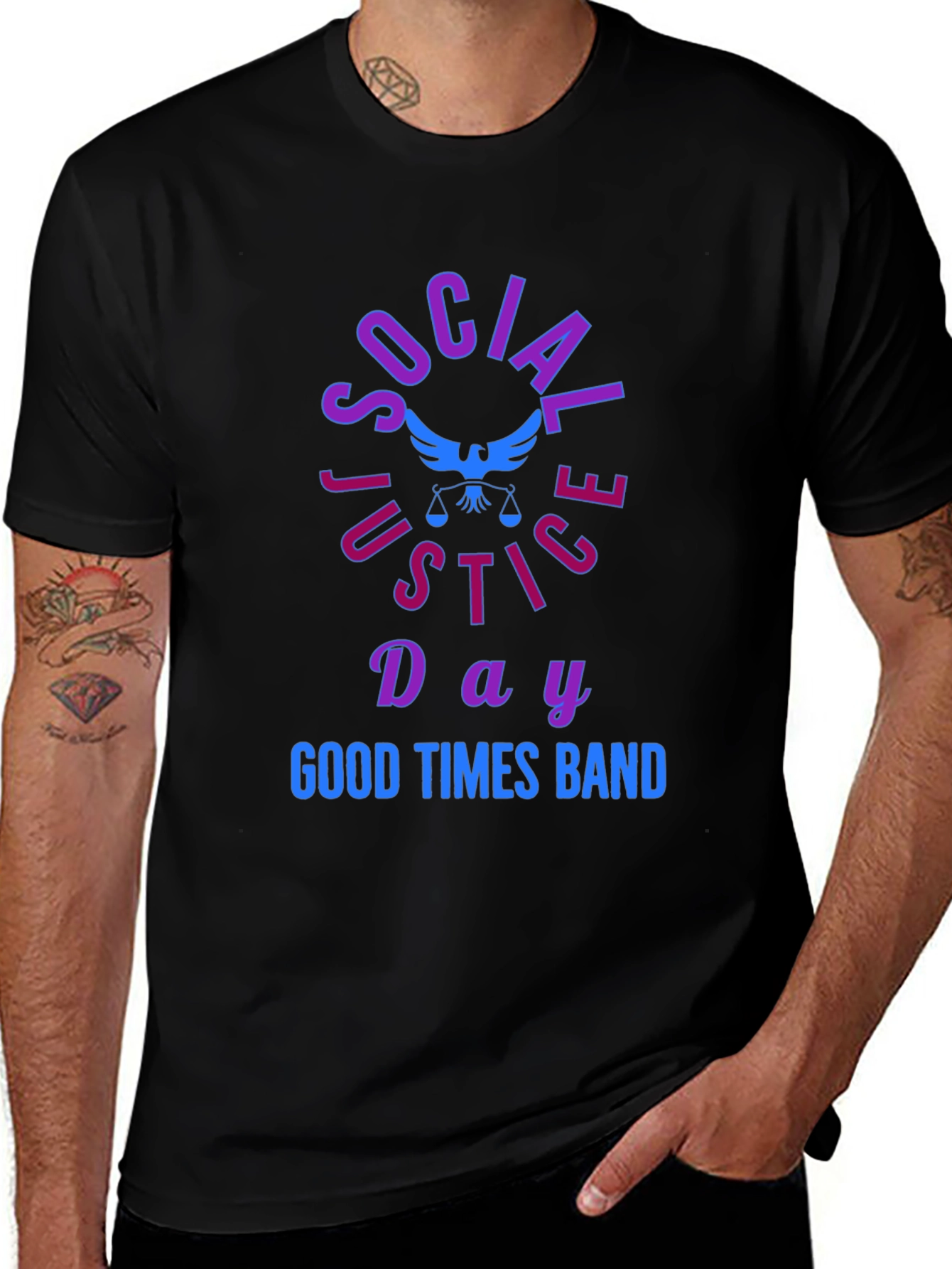 Social Justice Day T-Shirt Good Times Band Tee