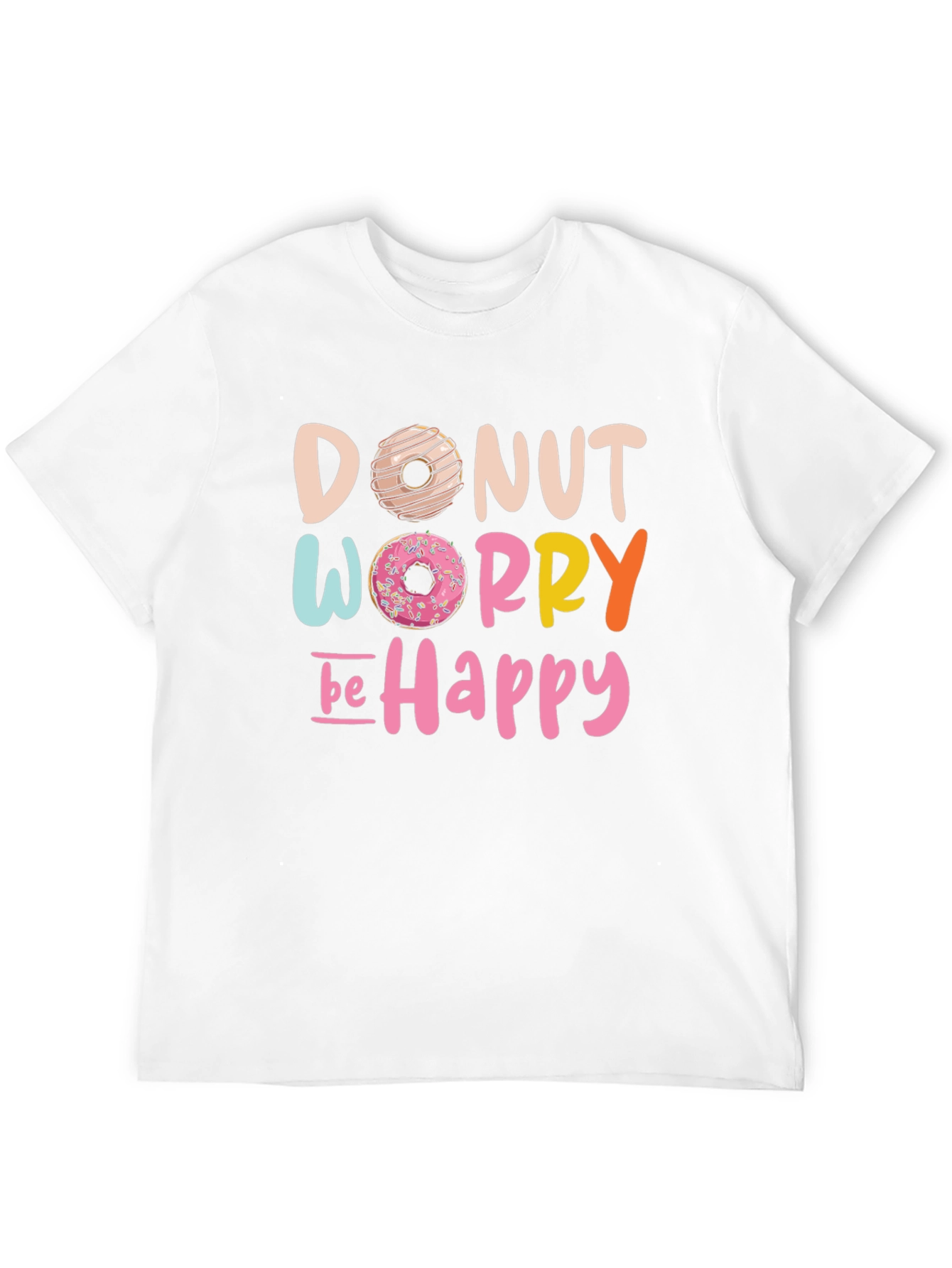 Donut Worry Be Happy Graphic Tee