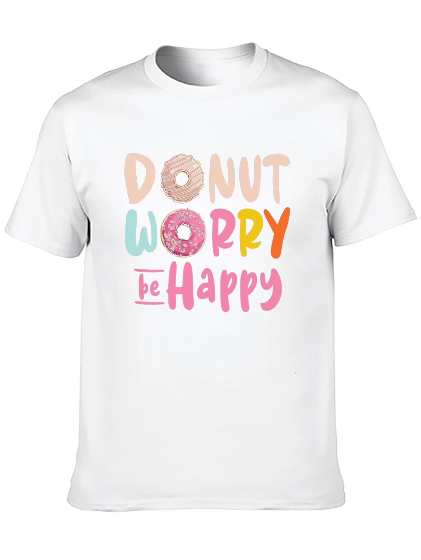 Donut Worry Be Happy Graphic Tee