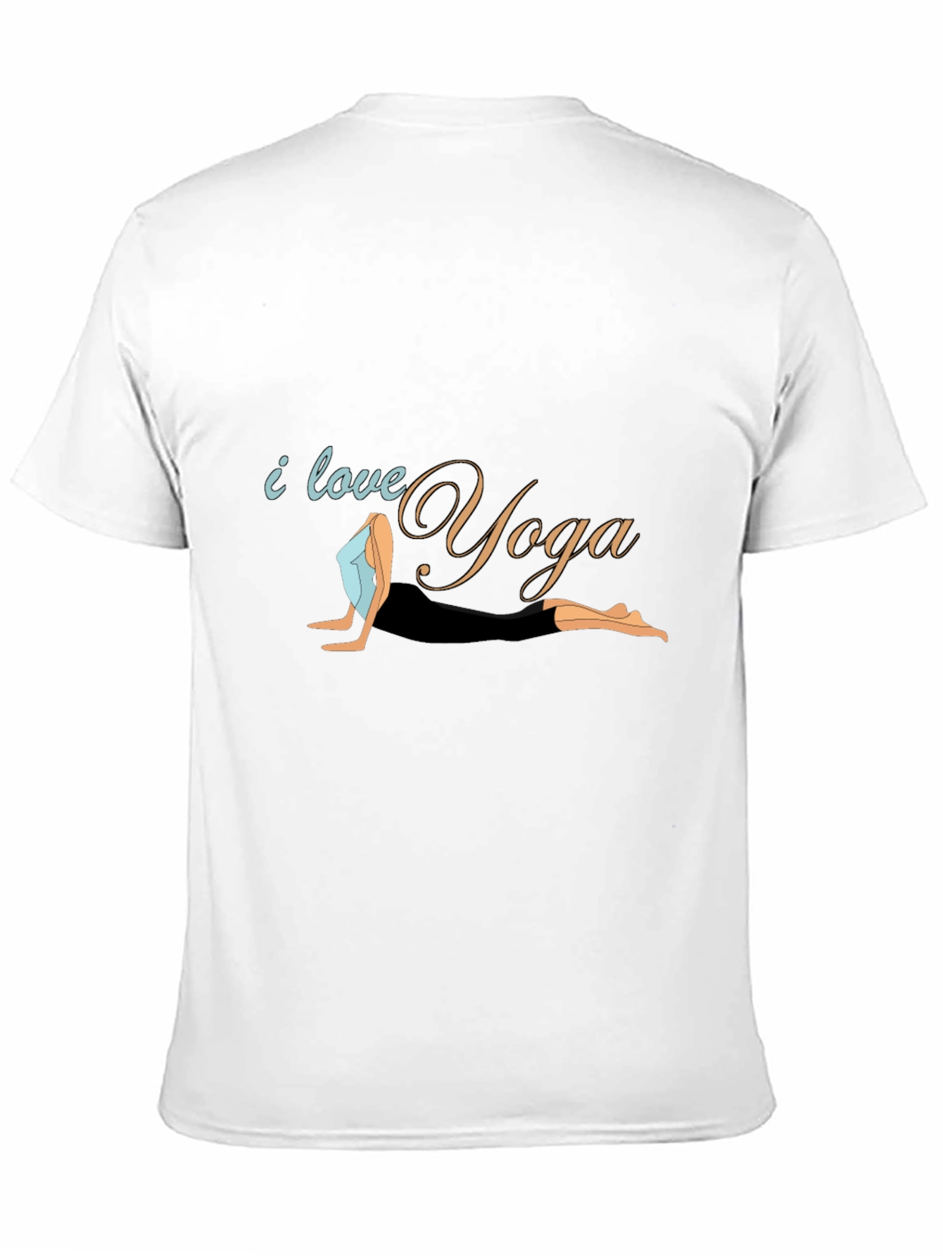 I Love Yoga Black T-Shirt