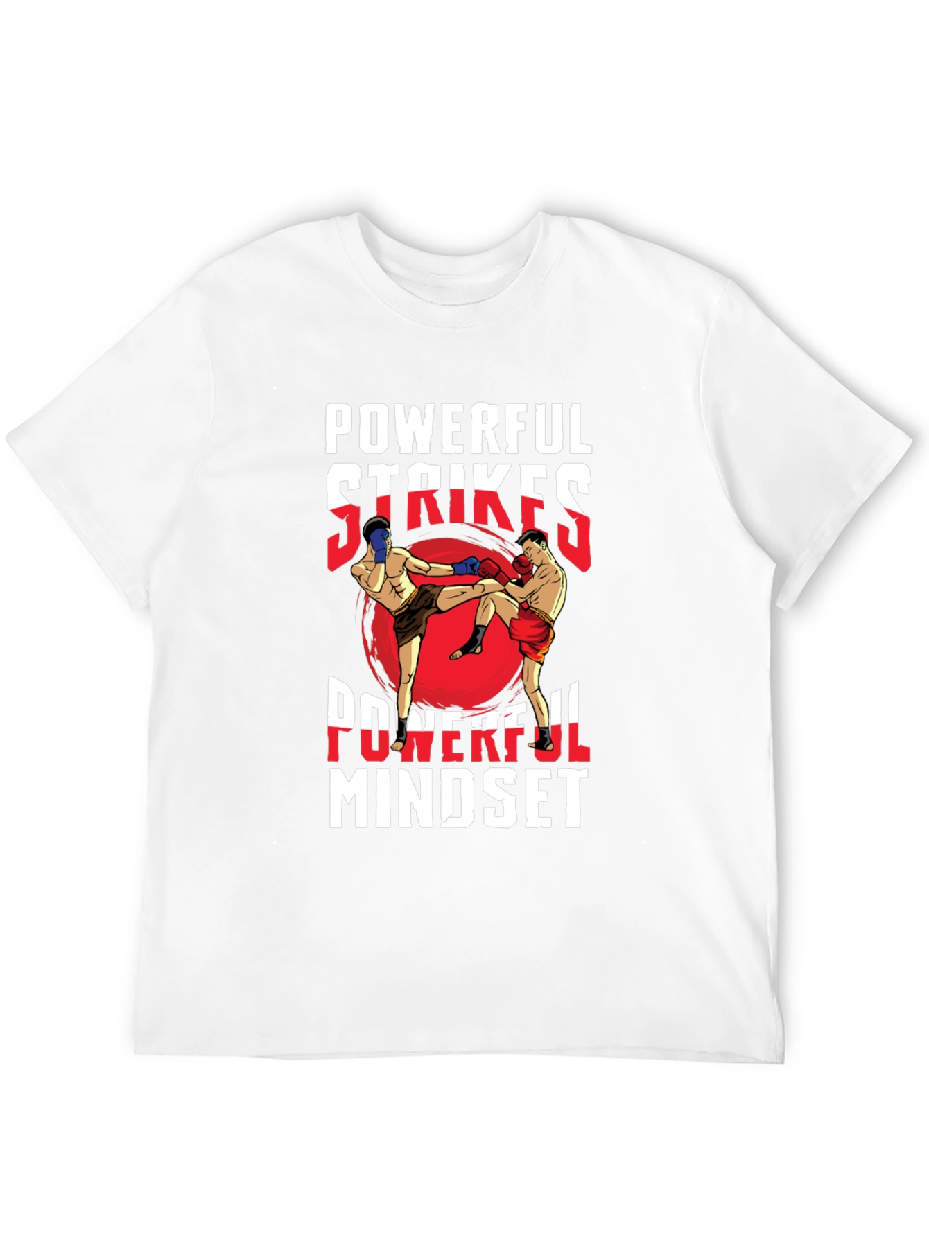 Powerful Strikes Mindset Graphic T-Shirt