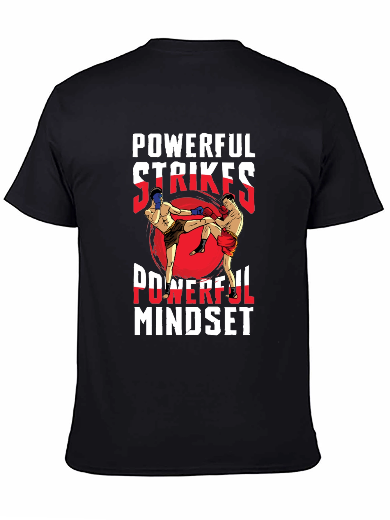 Powerful Strikes Mindset Graphic T-Shirt