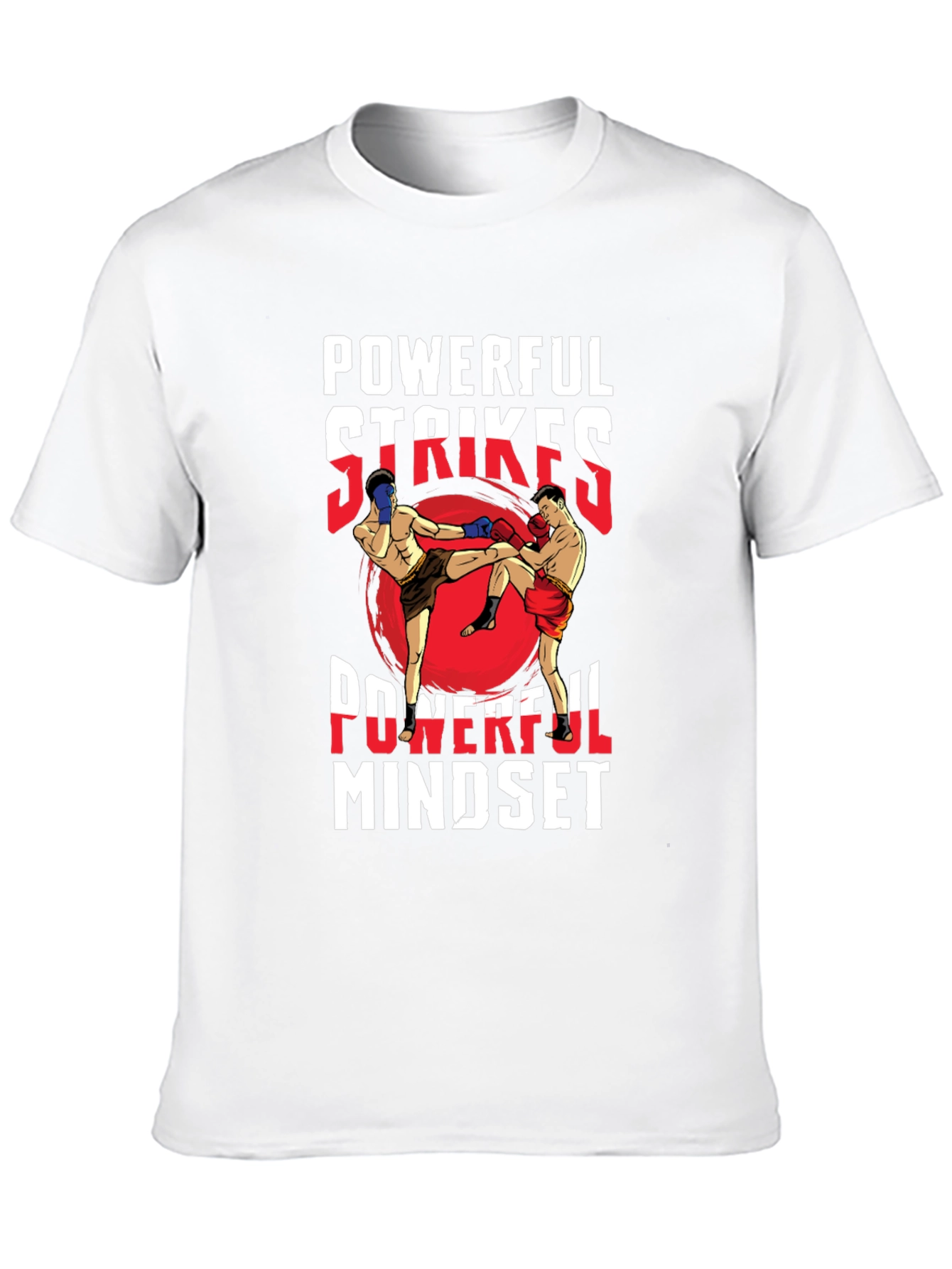 Powerful Strikes Mindset Graphic T-Shirt