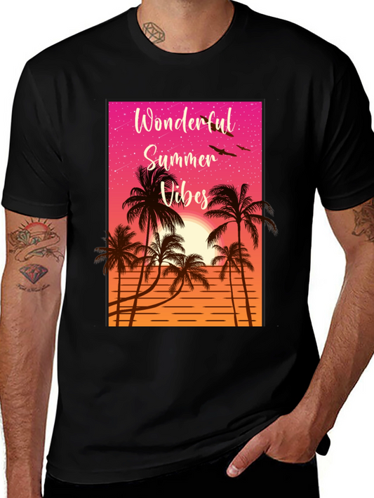 Wonderful Summer Vibes Graphic T-Shirt