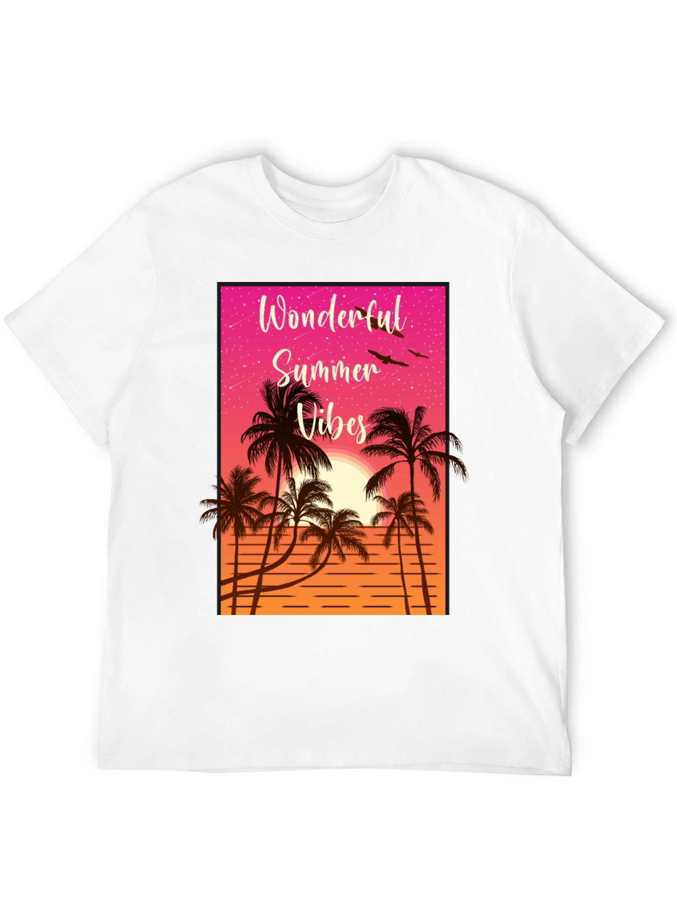 Wonderful Summer Vibes Graphic T-Shirt