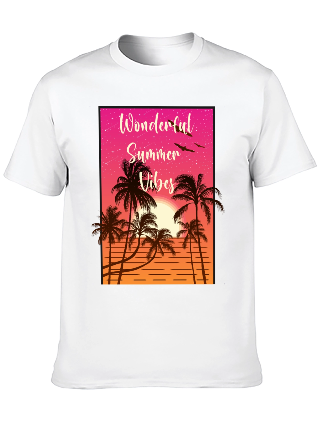 Wonderful Summer Vibes Graphic T-Shirt