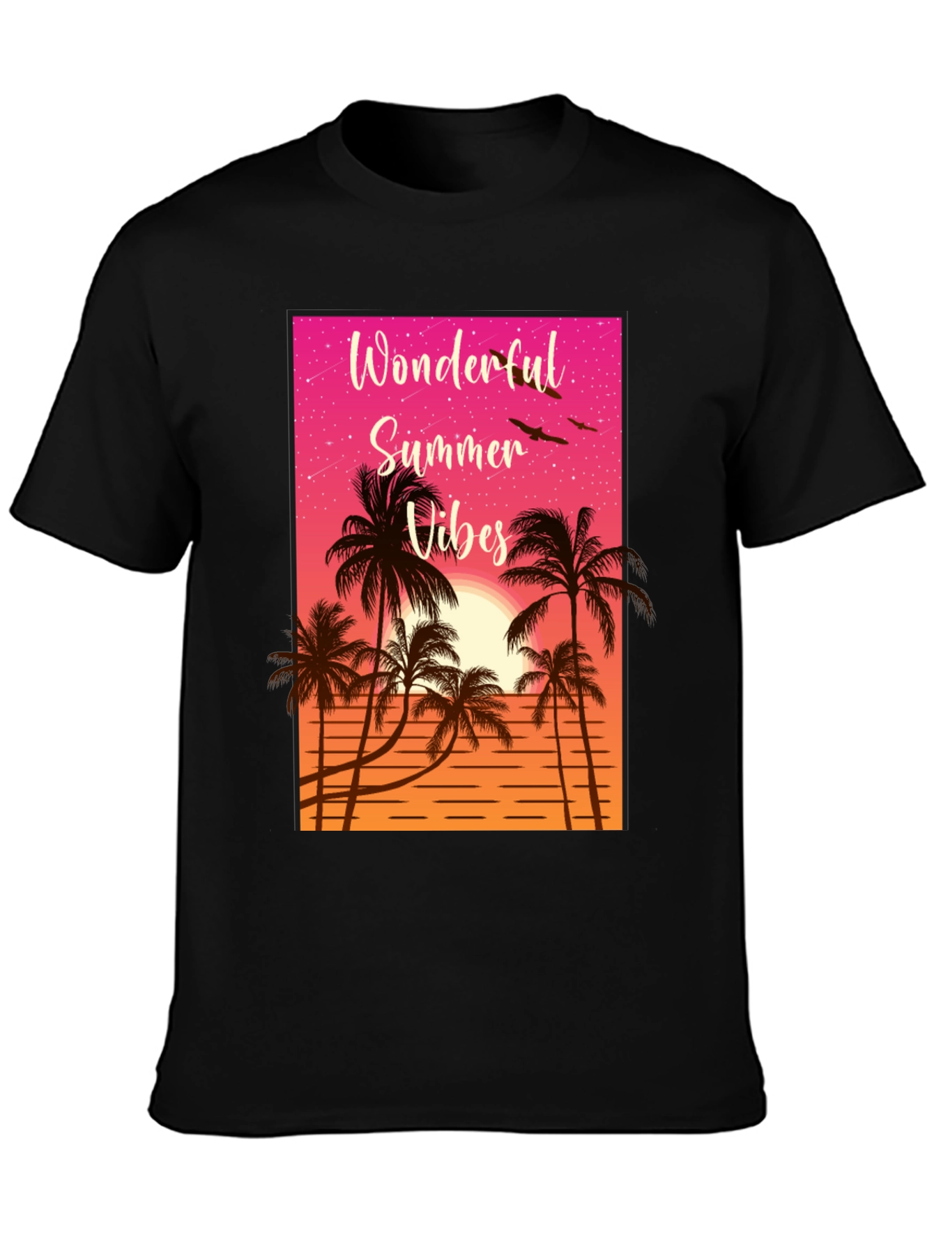 Wonderful Summer Vibes Graphic T-Shirt