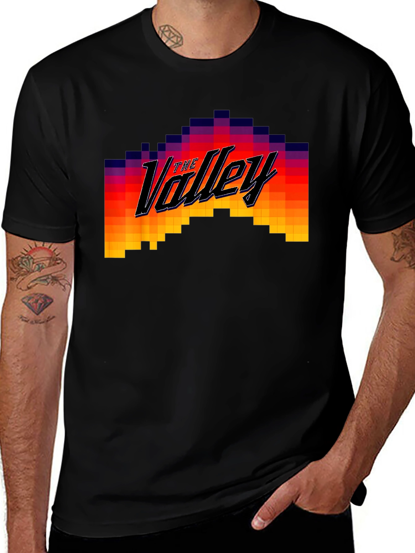 The Valley Pixel Art Graphic T-Shirt