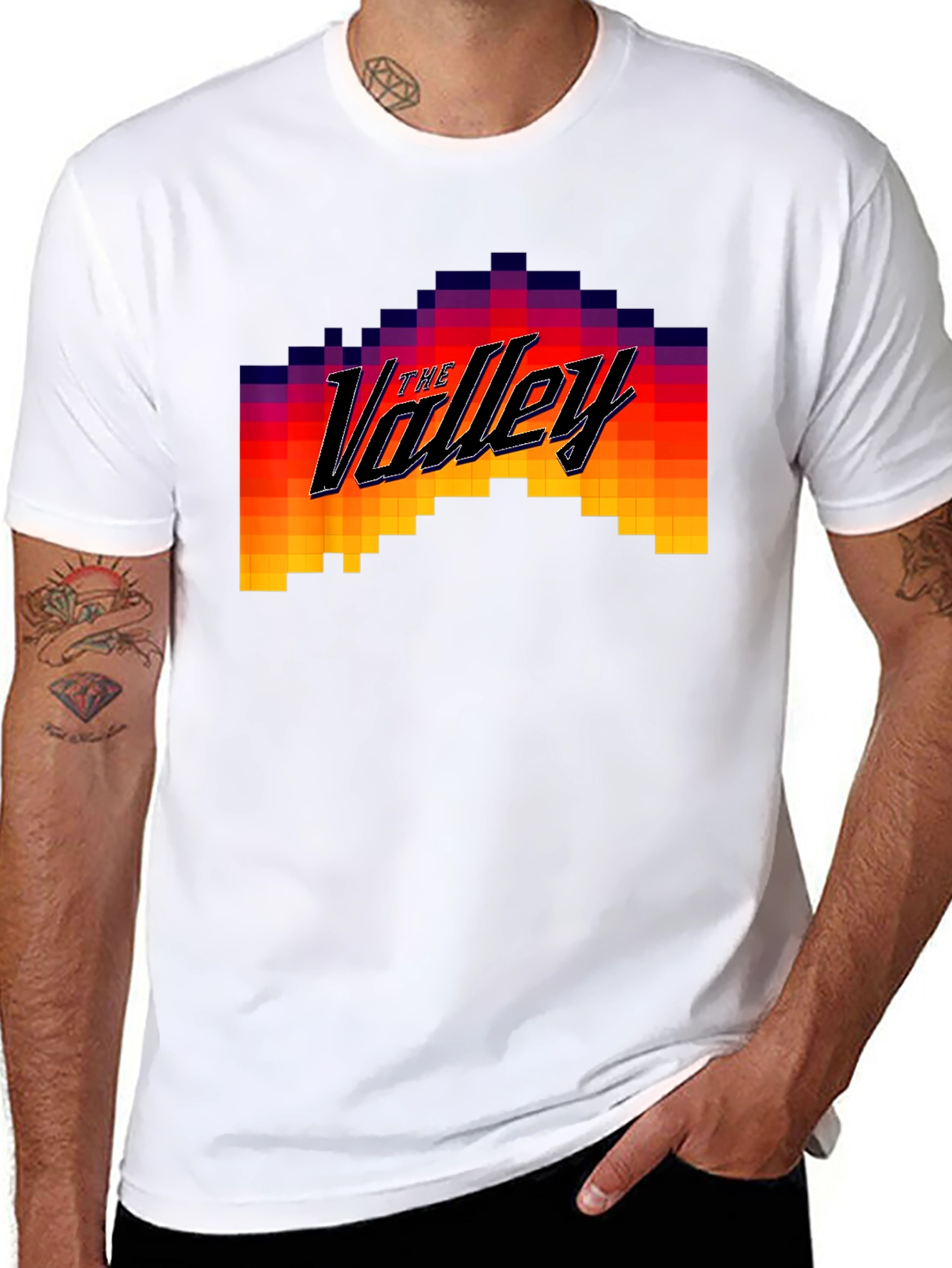 The Valley Pixel Art Graphic T-Shirt