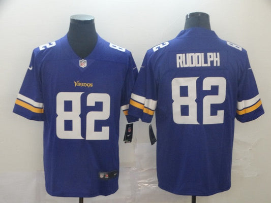 Men's Minnesota Vikings Kyle Rudolph #82 Purple Game Jerseys