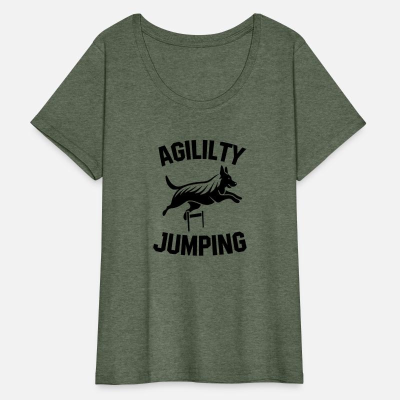 agility jumping dog